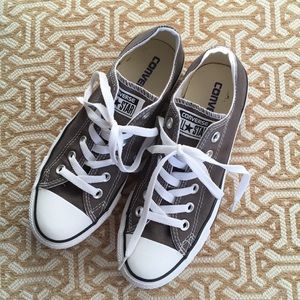 Worn once- Gray Converse Sneakers Size 7!